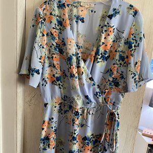 Peyton Faux Wrap Dress - NINE BRITTON